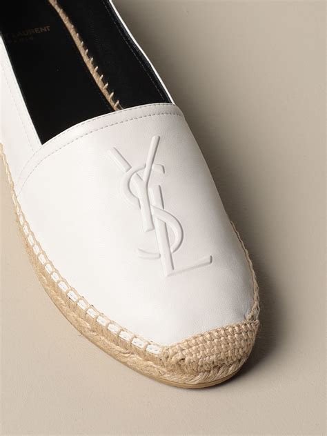 ysl white espadrilles|ysl heels clearance.